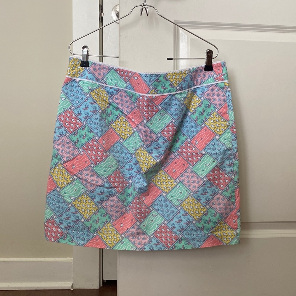 Great Condition Vineyard Vines Patchwork Skirt - image 1